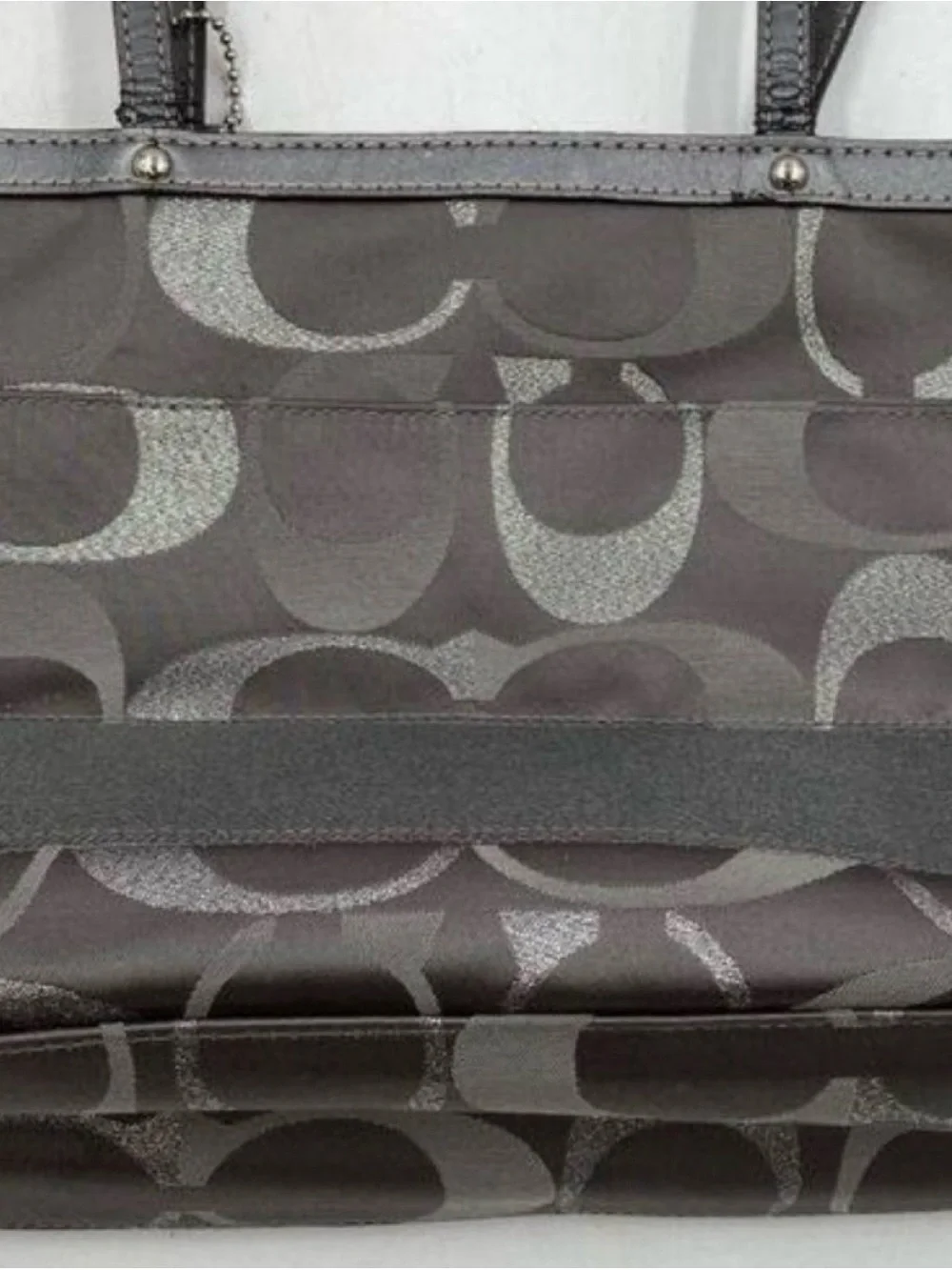 Coach Tote Bag in Charcoal Gray